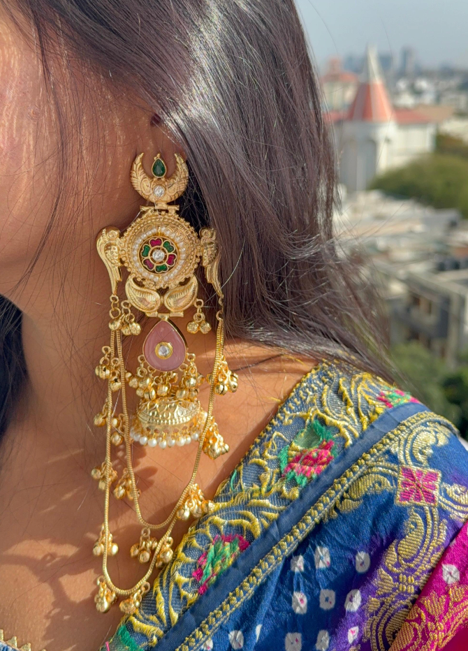 Chaand Rajsiya Kashmiri Jhumka