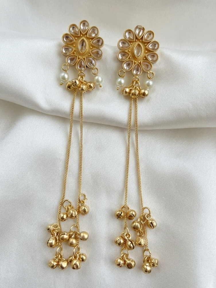 Noor Ghunghroo Tassel Earrings
