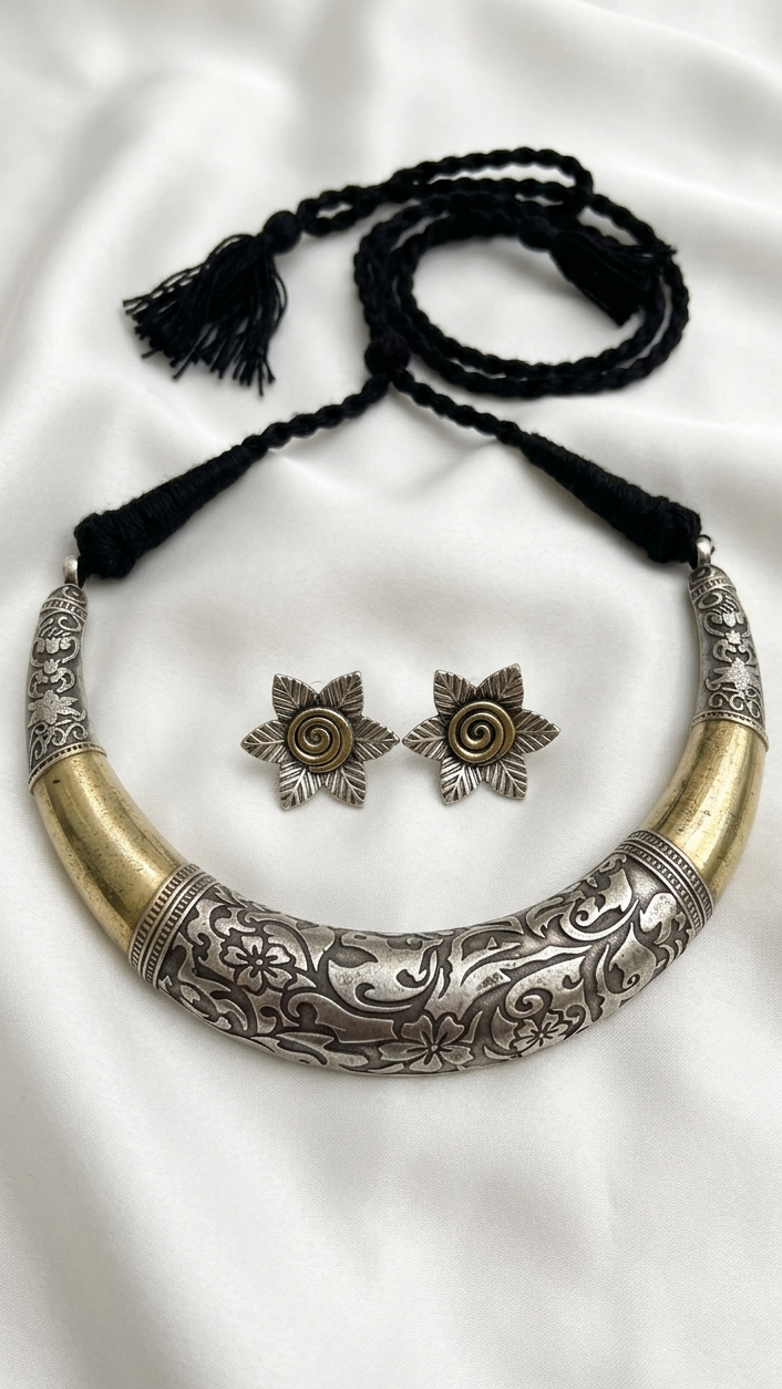Dhoop Chhaon Necklace Set