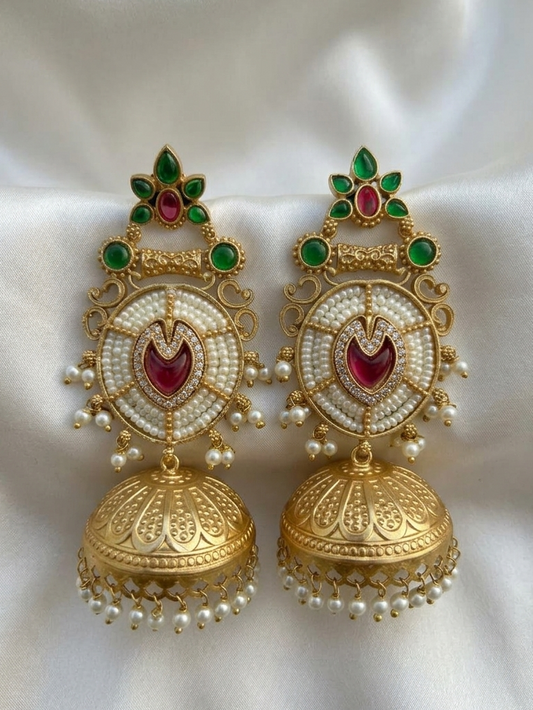 Padma Pearl Jhumkas