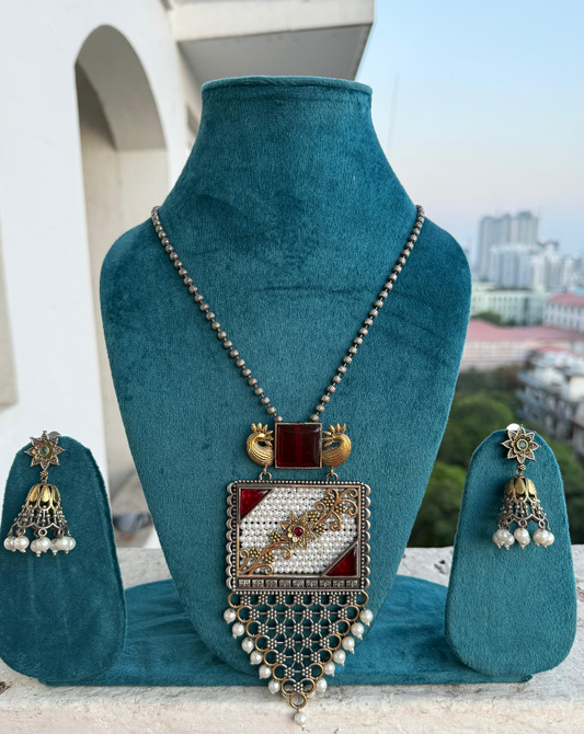 Rangmahal Pendant Set